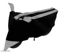 GANPRA Presents Water-Resistant & UV Rays Protective Bike/Scooty Cover For TVS Wego (Grey)