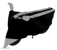 GANPRA Presents Water-Resistant & UV Rays Protective Bike/Scooty Cover For TVS Wego (Grey) - 