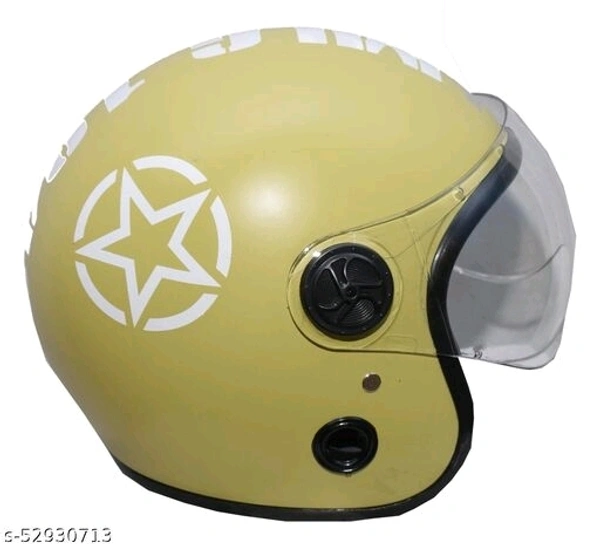 SAMRAT HELMET(Bullet) with P.C. visor(anti UV and scratch proof) built with ABS Material shell