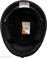 Rotomac Full Face ISI Mark Solid Plastic with Visor Motorbike Helmet (Black)