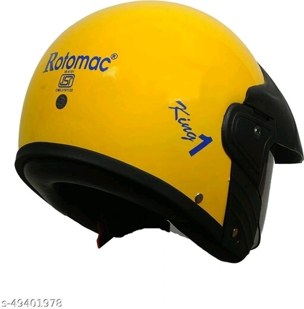 Rotomac Dhoom Yellow Motorbike Helmet (Yellow)
