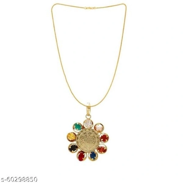 Navratna locket round shap for nav grah shanti for men and women