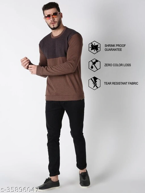UrGear Full Sleeve Self Design Men Sweatshirt - S