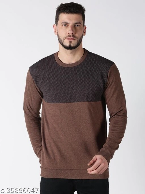 UrGear Full Sleeve Self Design Men Sweatshirt - L