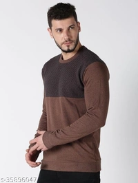 UrGear Full Sleeve Self Design Men Sweatshirt - L