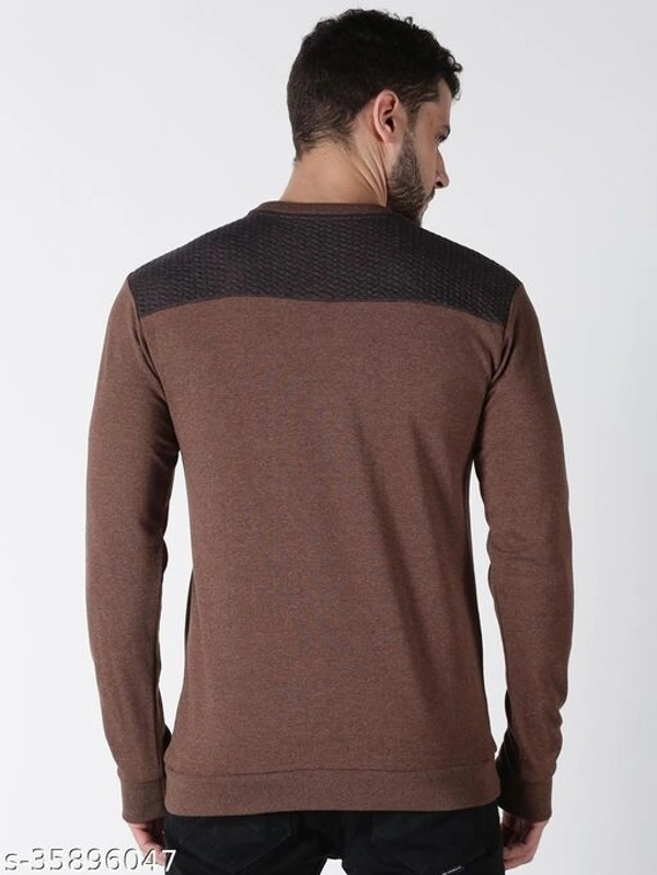 UrGear Full Sleeve Self Design Men Sweatshirt - L