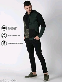 UrGear Full Sleeve Color Block Men Sweatshirt - S