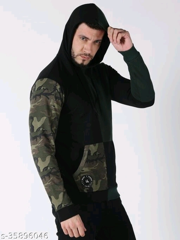 UrGear Full Sleeve Color Block Men Sweatshirt - XL
