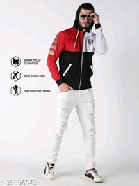 UrGear Full Sleeve Color Block Men Sweatshirt - S