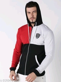 UrGear Full Sleeve Color Block Men Sweatshirt - M