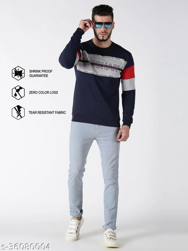 UrGear Full Sleeve Printed Men Sweatshirt - S