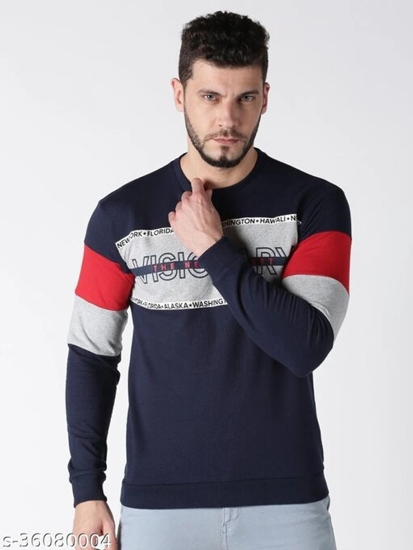 UrGear Full Sleeve Printed Men Sweatshirt - M