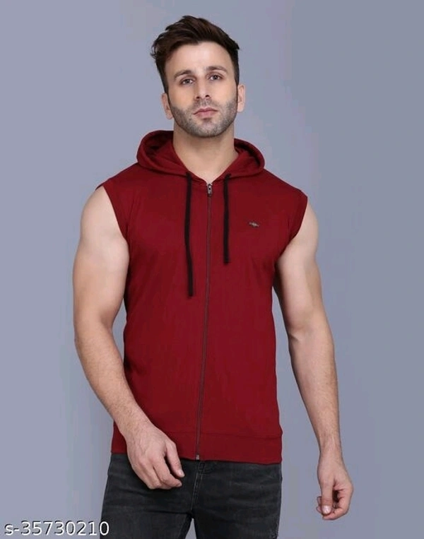Men's Casual Hooded Tshirt - S