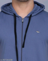 Men's Casual Hooded Tshirt - L