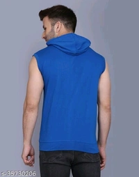 Men's Casual Hooded Tshirt - L