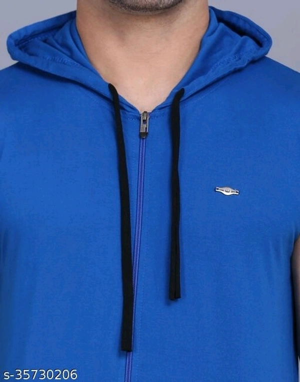 Men's Casual Hooded Tshirt - L