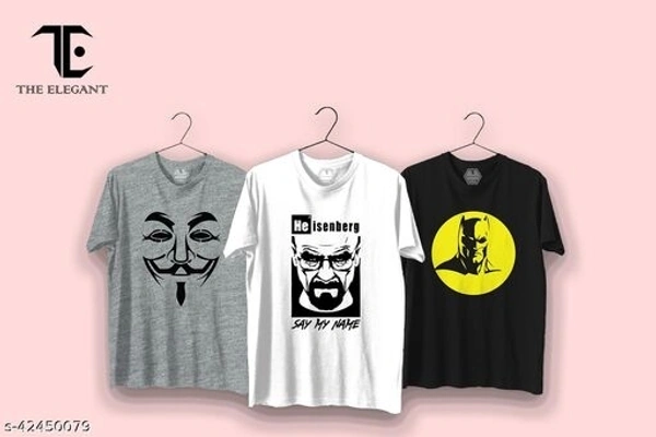 THE ELEGANT Mens Round Neck T shirt - XL