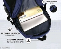  Laptop Backpack With USB Charging Port, Water Resistant with College Computer Bag for Men & Women (Dark Grey)