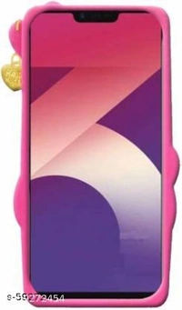Unilord 3D Hello Kitty Case Compatible with Oppo A3s| Cartoon 3D Case Cover | Soft Silicone Rubber with Pendant | Gifted Item | Girls Cover |Pink
