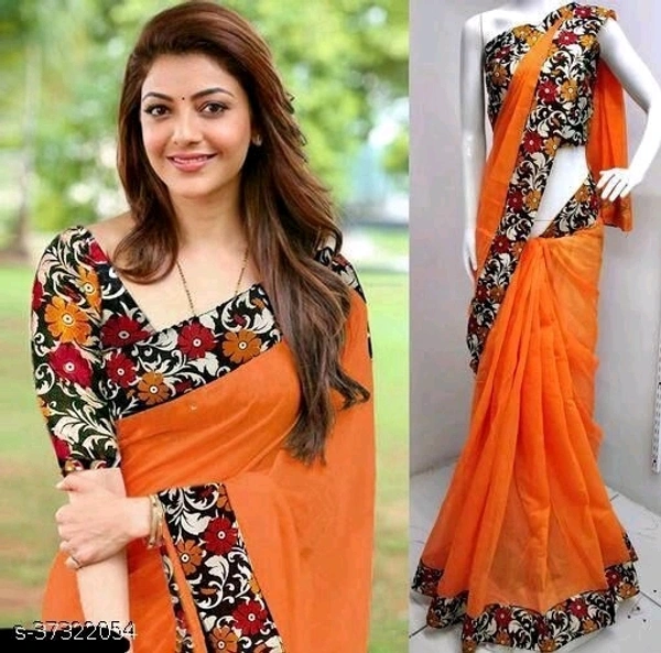 chanderi cotton saree