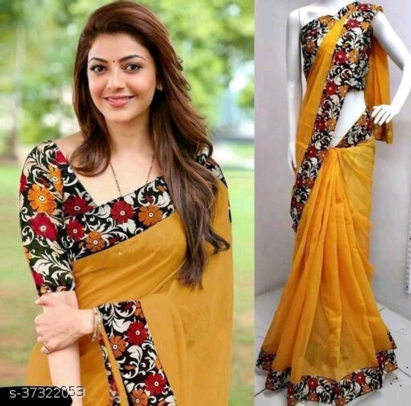 chanderi cotton saree
