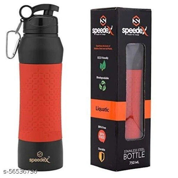 Speedex Stainless Steel Sipper Cap Fridge Water Bottle Office Gym Sports School 750ml Hook Cap