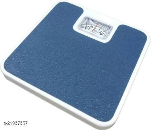 Mezire 9811/9011 Iron Analogue Personal Health Check Up Fitness Weighing Scale (Blue)