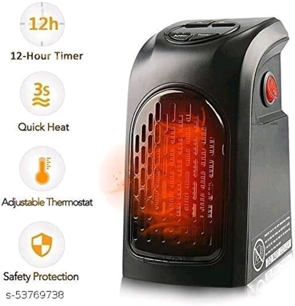 Electric Flame Heater Fan Air Warmer Fireplace Flame Heater
