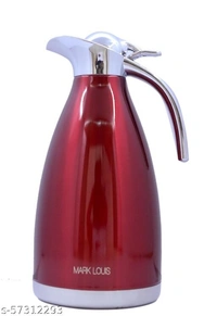 Mark Louis 2 Litre (2000 ml) Thermos Steel Carafe Flask/Stainless Steel jug, 8-12 hr hot and Cold Water Bottle