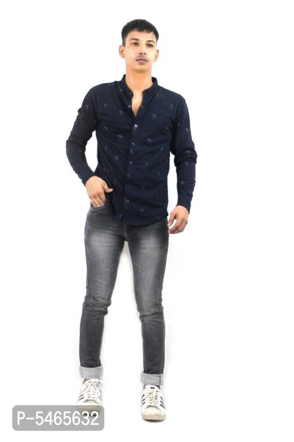 Men's Denim Black Jeans - 36