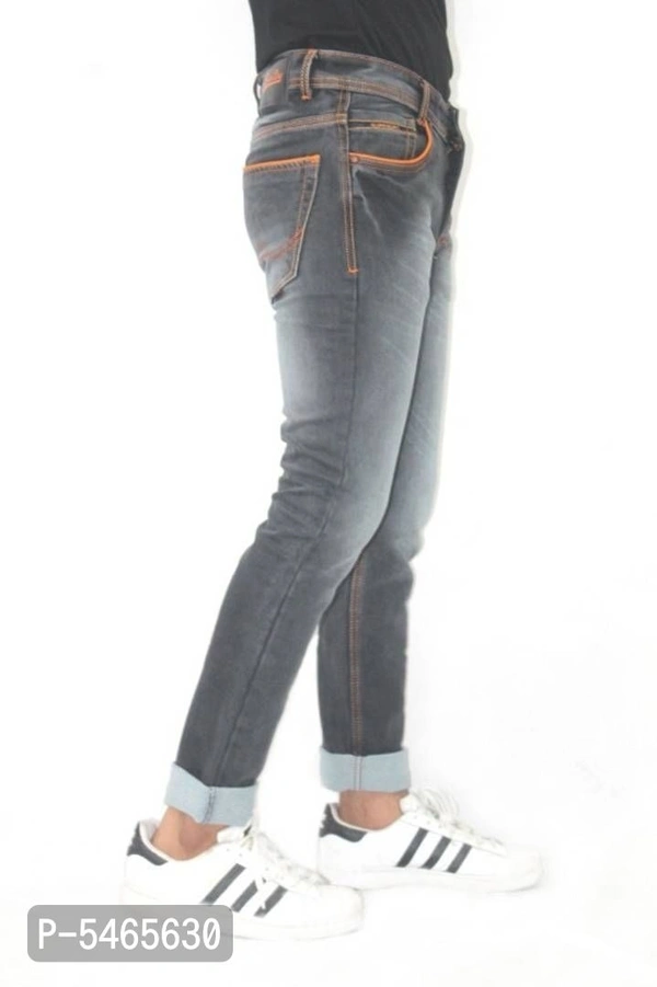 Men's Denim Black Jeans - 34