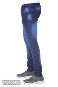 Men slim fit stretchable jeans- Deep Blue - 28