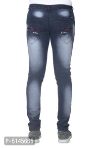 Men slim fit stretchable jeans- BLACK - 28