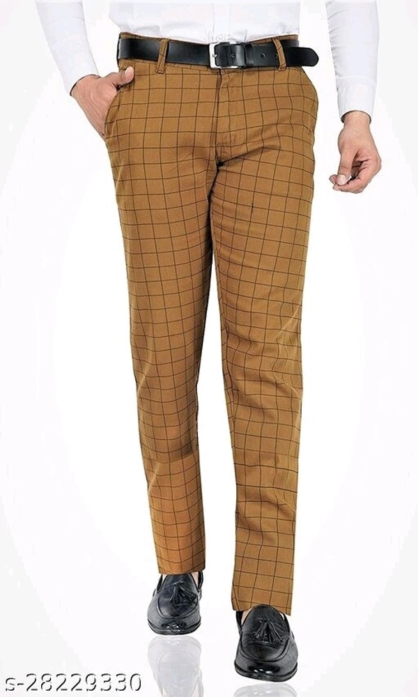 Fancy Modern Men Trousers - 36