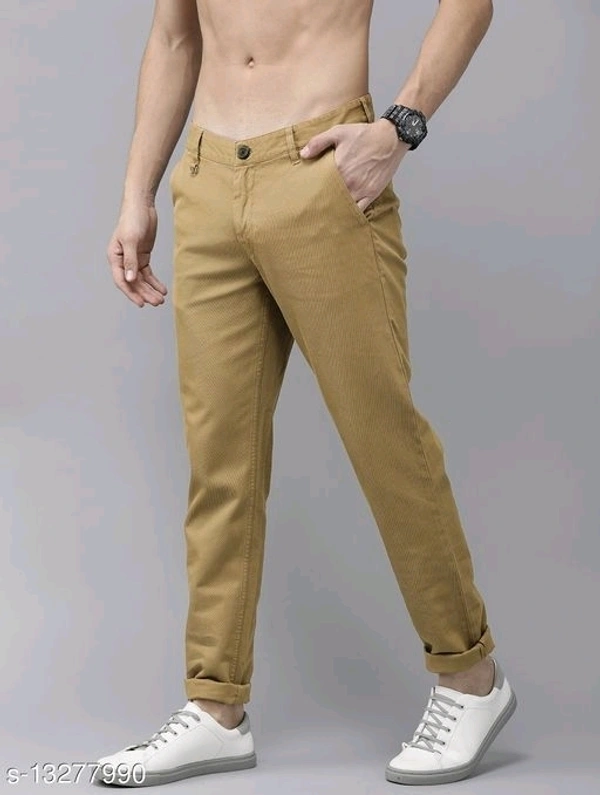 Stylish Mens Cotton Trouser - 36