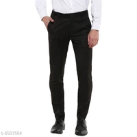 Inspire Pack Of 2 Formal Trousers (Black & Blue) - 30