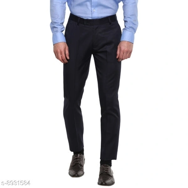 Inspire Pack Of 2 Formal Trousers (Black & Blue) - 30