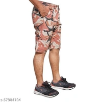 Twin Greens Men's Printed cotton shorts Casuals - 30