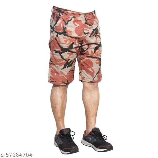 Twin Greens Men's Printed cotton shorts Casuals - 34