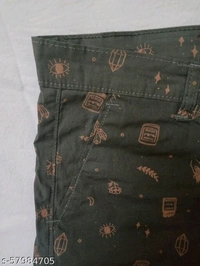 Twin Greens Men's Printed cotton shorts Casuals - 30