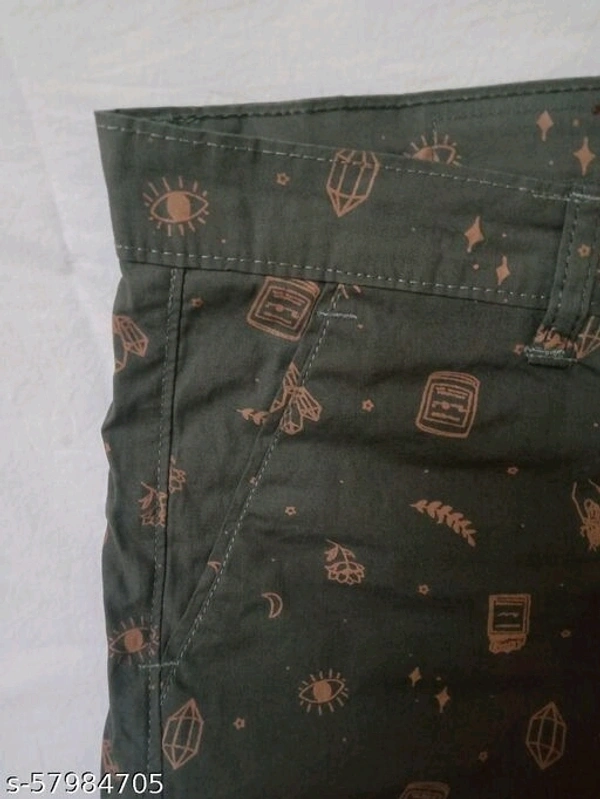 Twin Greens Men's Printed cotton shorts Casuals - 30