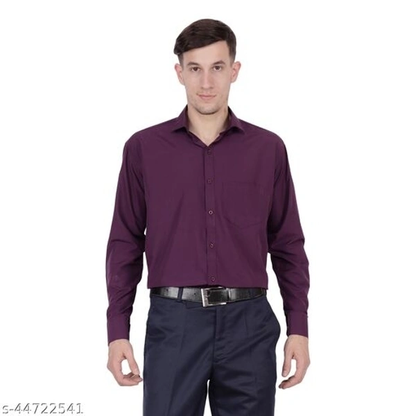 APPEL TOUCH Formal PURPLE Full Sleeves Shirt - M