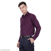APPEL TOUCH Formal PURPLE Full Sleeves Shirt - M