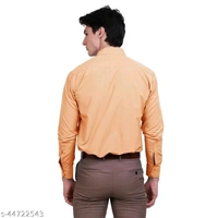 APPEL TOUCH Formal ORANGE Full Sleeves Shirt - XXL