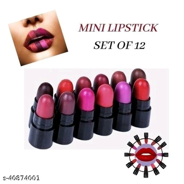 long stay mini matte lipstick set of 12