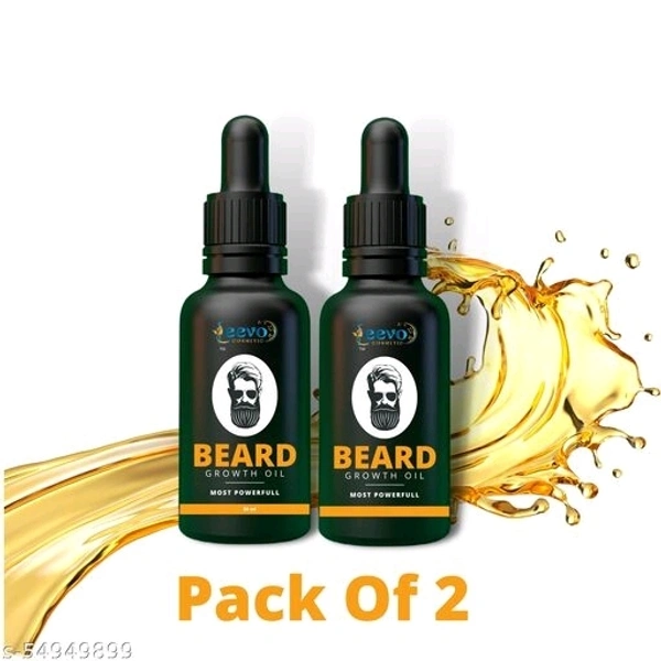 Leevo Beard Growth Oil (Pack of 2)
