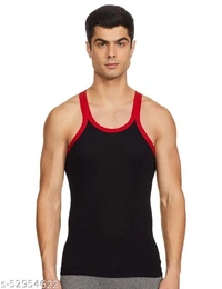 RENOX GYM VEST  PACK OF 5 (COTTON RIB FABRIC) - S