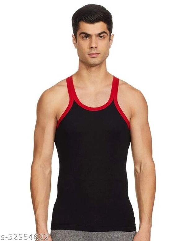 RENOX GYM VEST  PACK OF 5 (COTTON RIB FABRIC) - S