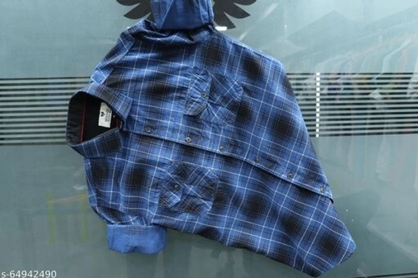 Hommie Double Pocket Checks Shirt - M