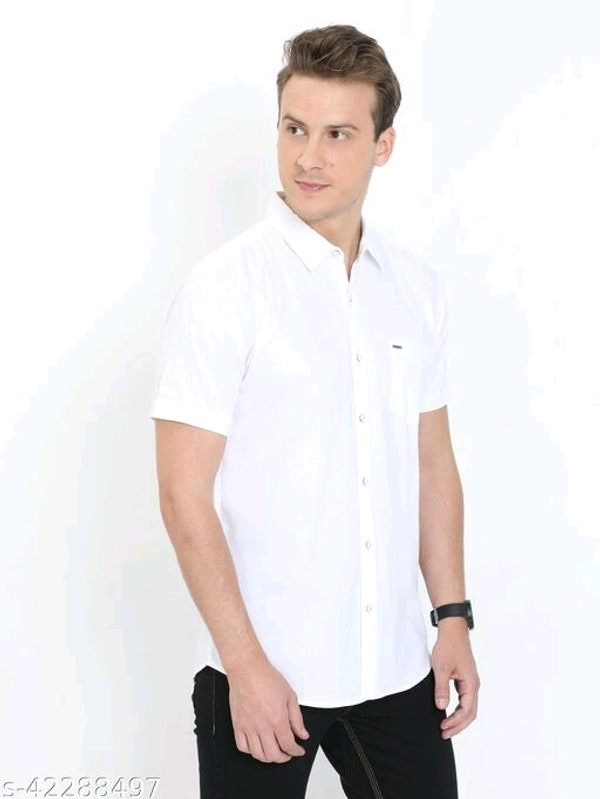 Comfy Fashionable Men Shirts - L
